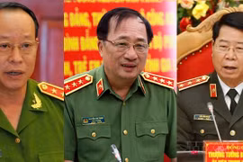 3 thượng tướng thôi chức vụ Thứ trưởng Bộ Công an từ 1/6