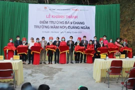 Khánh thành điểm trường Bản Chang, Hà Giang