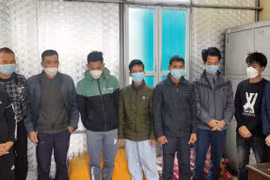 Các đối tượng đánh bạc bị bắt giữ trong chuyên án 2022V.