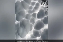 Sửng sốt với đám mây hiếm gặp ở Argentina