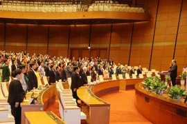 Kỳ họp thứ 11, Quốc hội khóa XIV. Ảnh: TTXVN