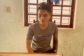 Siêu trộm Nguyễn Văn Hai tại cơ quan công an. Ảnh: Công an tỉnh Thanh Hóa.