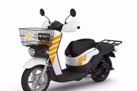 Mẫu xe điện Benly e: sử dụng cho dự án. 