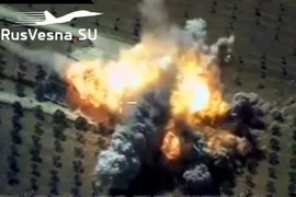 Syria: Không quân Nga không kích phá hủy một kho vũ khí của khủng bố ở Idlib