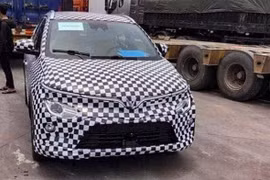 Xe điện VinFast VF e34 chạy thử nghiệm ở Hải Phòng.