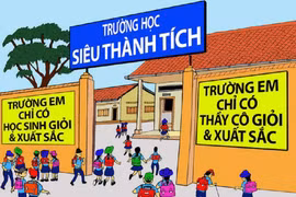 "Mẹ ơi, học được điểm 10 mệt lắm"