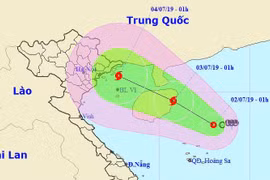 Áp thấp nhiệt đới đang mạnh lên thành bão
