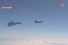 Su -27 Nga chặn F-18 NATO tiếp cận máy bay Bộ trưởng Shoigu trên biển Baltic