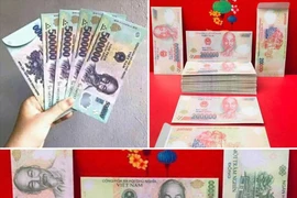 In hình tiền lên bao lì xì có vi phạm pháp luật không?