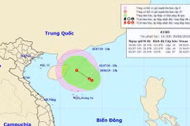Xuất hiện vùng áp thấp trên Biển Đông, có thể hướng vào Việt Nam