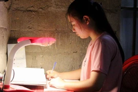 Em Lập không ngừng nỗ lực để thực hiện ước mơ của mình.