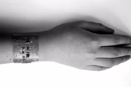 "Da điện tử" co giãn hứa hẹn thay thế các thiết bị đeo 