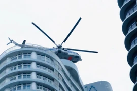 Hai trực thăng không quân từ Đà Nẵng ra Huế cứu hộ thủy điện Rào Trăng 3