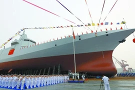 Hải quân Trung Quốc khu trục hạm mạnh nhất thế giới type 055 thứ hai vào biên chế 