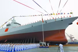 Hải quân Trung Quốc khu trục hạm mạnh nhất thế giới type 055 thứ hai vào biên chế 