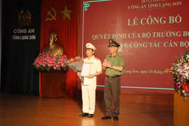 Bộ Công an điều động, bổ nhiệm nhân sự mới