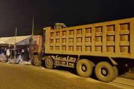 Hiện trường vụ tai nạn.