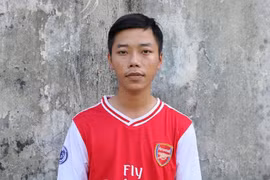 Đối tượng Phạm Đức Mạnh tại cơ quan công an.