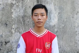 Đối tượng Phạm Đức Mạnh tại cơ quan công an.