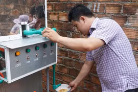 Máy đốt rác kết hợp đun nước sôi