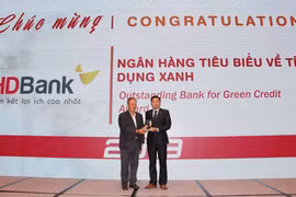 HDBank nhận giải Ngân hàng tiêu biểu về Tín dụng Xanh