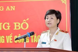 Bổ nhiệm nữ Thiếu tướng giữ chức Cục trưởng, Bộ Công an