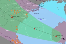 Bão số 2 áp sát vùng biển Hải Phòng đến Nghệ An