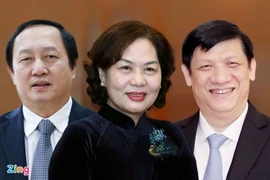 Chính phủ có 3 bộ trưởng, trưởng ngành mới