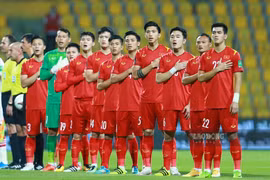 Đội tuyển Việt Nam nằm ở bảng B cùng Trung Quốc, Nhật Bản ở vòng loại thứ 3 World Cup 2022