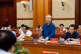 Phiên họp thứ ba của Tiểu ban Tổ chức phục vụ Đại hội XIII của Đảng