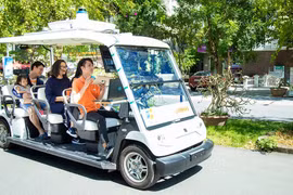 FPT thử nghiệm thành công xe tự hành trong khu đô thị Ecopark