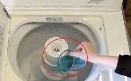 Nước súc miệng làm sạch máy giặt