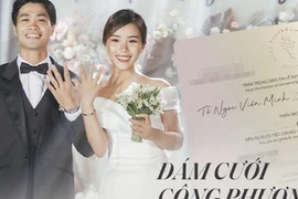 Đám cưới Công Phượng thuộc mức bảo mật cao nhất: Khách mời đến dự phải quẹt thẻ, đăng ký thông tin để nhận ảnh sau tiệc