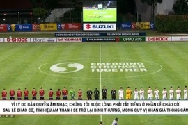 Dư luận bức xúc khi Quốc ca Việt Nam bị ngắt tiếng vì lý do bản quyền trong trận bóng đá Việt Nam-Lào