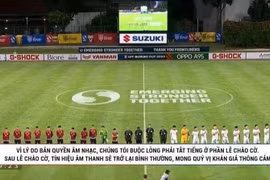 Dư luận bức xúc khi Quốc ca Việt Nam bị ngắt tiếng vì lý do bản quyền trong trận bóng đá Việt Nam-Lào