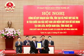 Công bố Quy hoạch bảo tồn, tôn tạo và phát huy giá trị Khu lưu niệm Chủ tịch Hồ Chí Minh tại Nghệ An