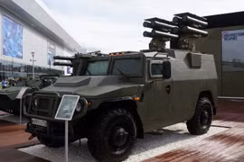 Video: Xe cơ giới bọc thép chống tăng Tiger-M trang bị ATGM Kornet-D1