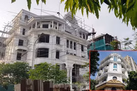 Nở rộ công trình 'cung điện, lâu đài' tự hợp thửa đất liền kề ở Hà Nội