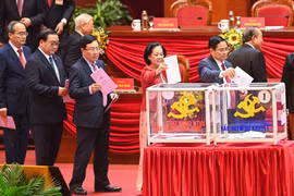 Chùm ảnh: Bỏ phiếu bầu Trung ương khóa XIII