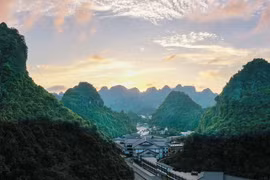 Toàn cảnh Yoko Onsen Quang Hanh tại Cẩm Phả, Quảng Ninh.