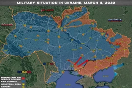Lực lượng dân quân Donestk được quân đội Nga yểm trợ đẩy mạnh tấn công vùng Donbass