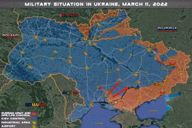 Lực lượng dân quân Donestk được quân đội Nga yểm trợ đẩy mạnh tấn công vùng Donbass