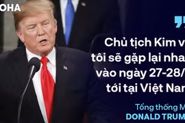 Thông điệp liên bang Mỹ: ông Trump sẽ gặp ông Kim Jong-un tại Việt Nam