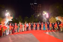 Lễ cắt băng khánh thành Đường Hoa Tết Nhâm Dần 2022.