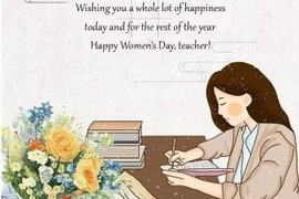 Lời chúc 8/3 tặng cô giáo bằng tiếng Anh ý nghĩa nhất