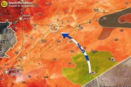 Israel không kích sân bay chiến lược T-4 của Syria 