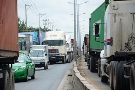 Giao thông tại khu vực vòng xoay Mỹ Thủy thường xuyên xảy ra tình trạng ùn tắc kéo dài.