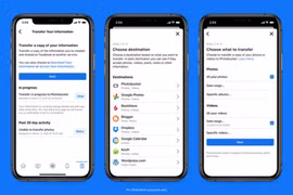 Facebook giúp chuyển dữ liệu sang các nền tảng khác dễ dàng hơn