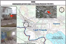 Quân đội Ukraina tăng cường tập kích hỏa lực vào vùng Donbass