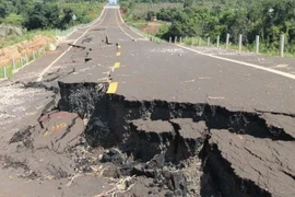  Gia Lai chờ Bộ GTVT duyệt phương án khắc phục sụt lún tại đường tránh Chư Sê